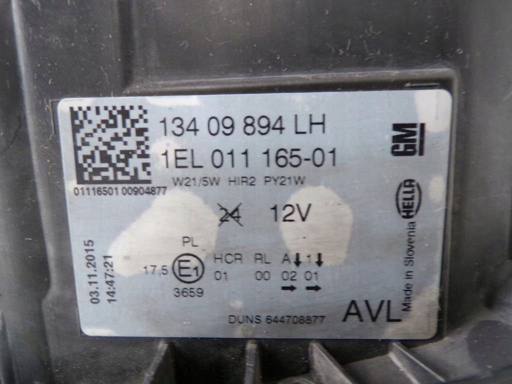 Frontscheinwerfer Opel Insignia A 13409894 Links Scheinwerfer Headlight SCH4302236780qf
