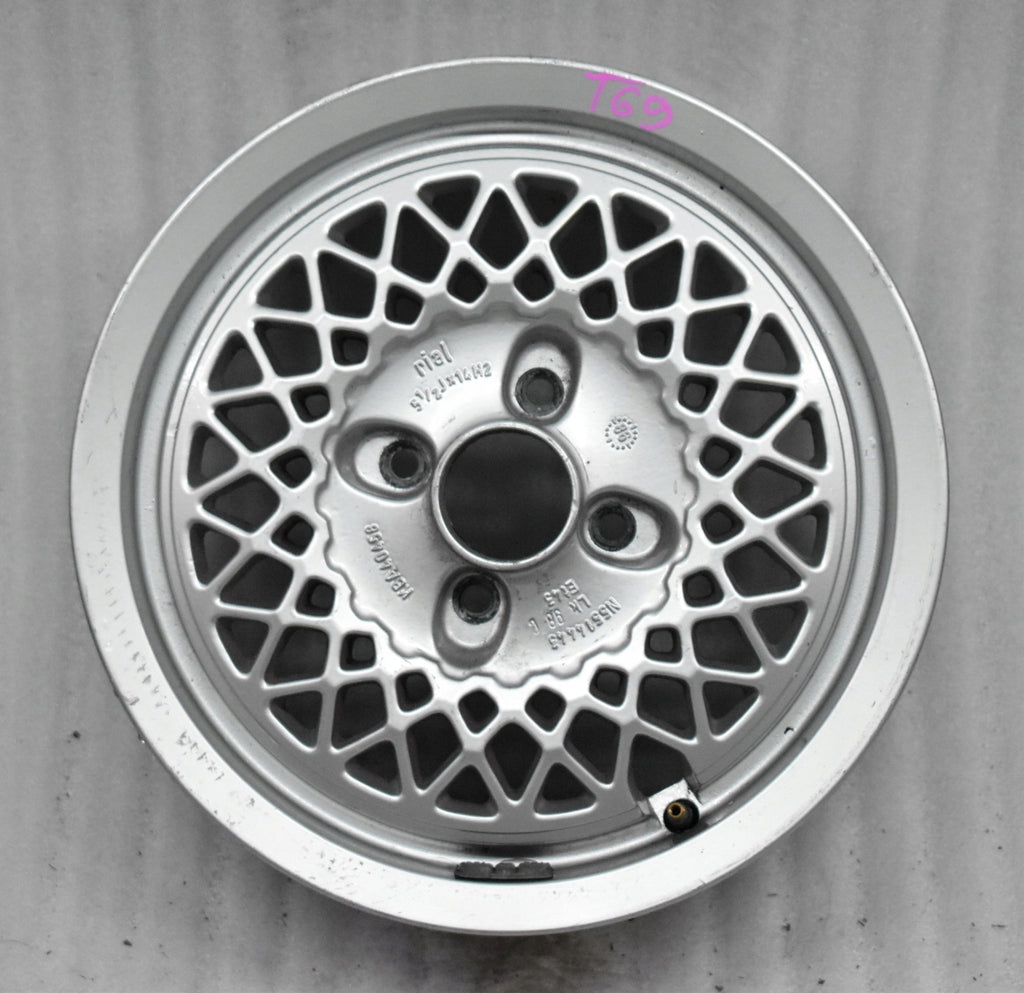 1x Alufelge 14 Zoll 5.5" 4x98 43ET Glanz Silber KBA40458 Fiat Tempra Rim Wheel FEL7002687085pn