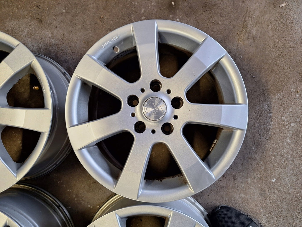 4x Alufelge 16 Zoll 6.5" 5x114.3 45ET Glanz Silber Nissan Qashqai I Kadjar FEL5457379926cf