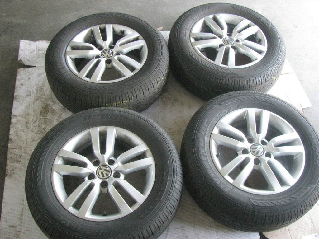 4x Alufelge 16 Zoll 6.5" 5x112 33ET Silber 5N0601025R VW I Rim Wheel FEL8318439731hc