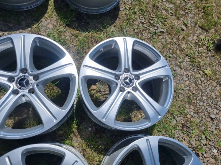 4x Alufelge 18 Zoll 8.0" 5x112 43ET Glanz A2134011400 Mercedes-Benz Rim Wheel FEL1079453821kp