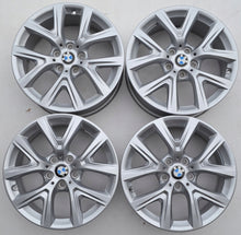 Load image into Gallery viewer, 4x Alufelge 17 Zoll 6.5" 5x112 39ET Glanz Silber 6856076 BMW F39 F48 Rim Wheel FEL9385212962lo
