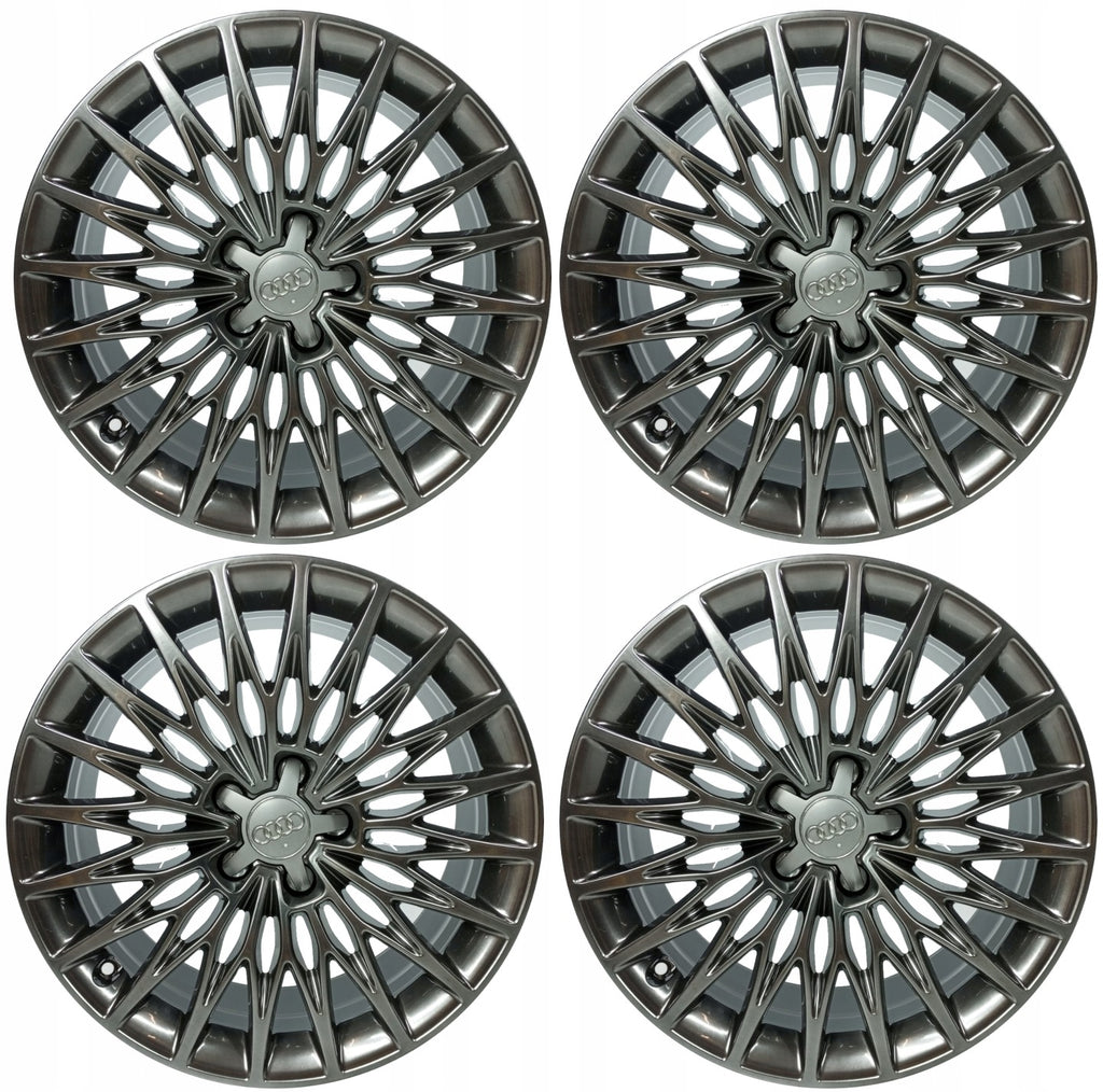 4x Alufelge 18 Zoll 8.0" 5x112 46ET Glanz Silber 8V0601025AE Audi A3 Rim Wheel FEL7769582790ri