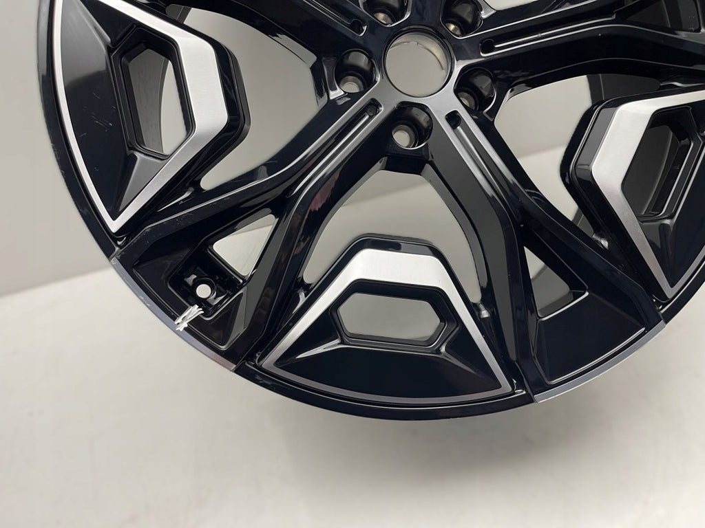 1x Alufelge 22 Zoll 9.5" 5x112 37ET 5A02658 BMW IX I20 Rim Wheel FEL8589466322hj