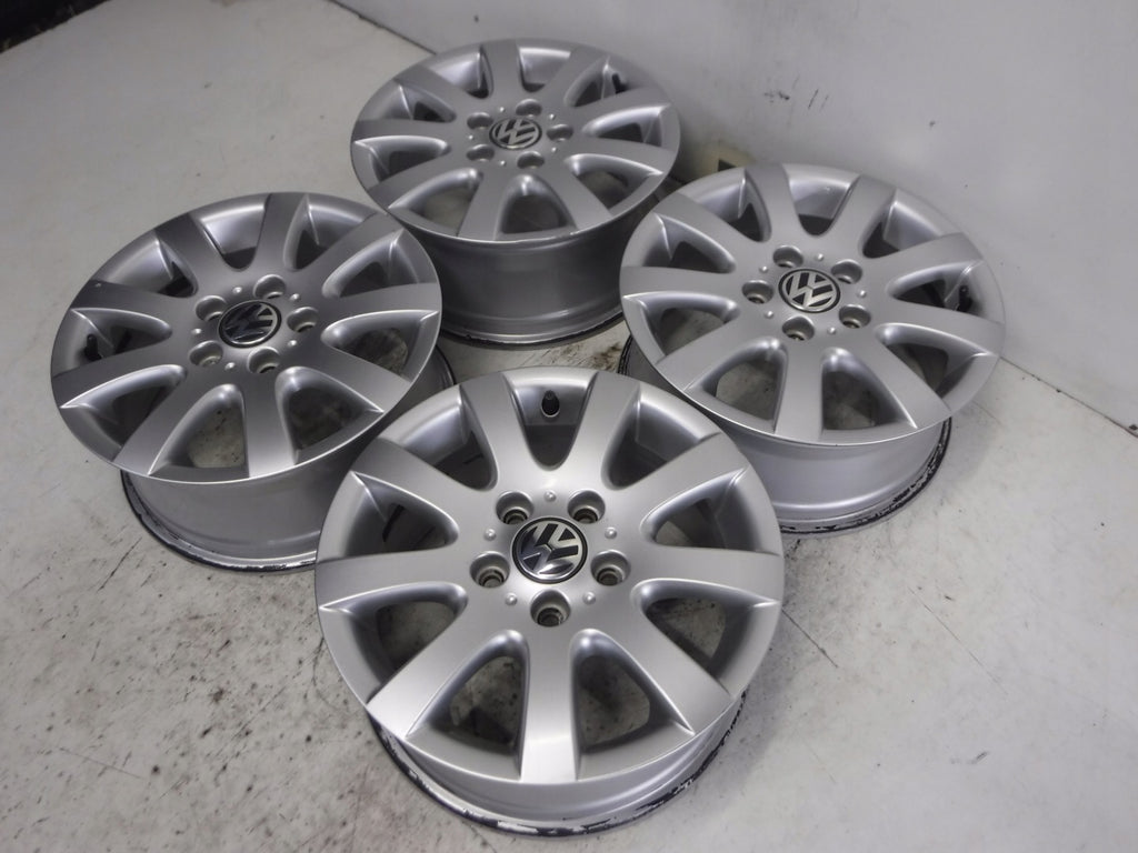 4x Alufelge 15 Zoll 6.5" 5x112 50ET 1K0601025AQ Audi Rim Wheel FEL4844733671vw