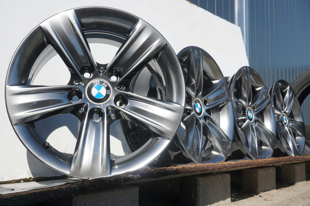 4x Alufelge 16 Zoll 7.5" 5x120 37ET Glanz Silber 6796237 BMW Rim Wheel FEL5674688010jf