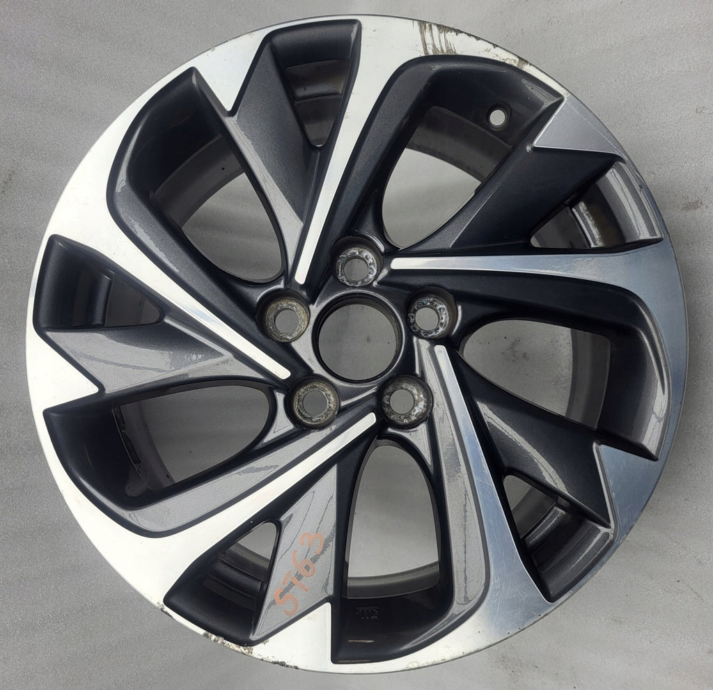1x Alufelge 17 Zoll 7.0" 5x114.3 50ET Glanz Graphit 42611-02L90 Mg Corolla FEL1563553711hi