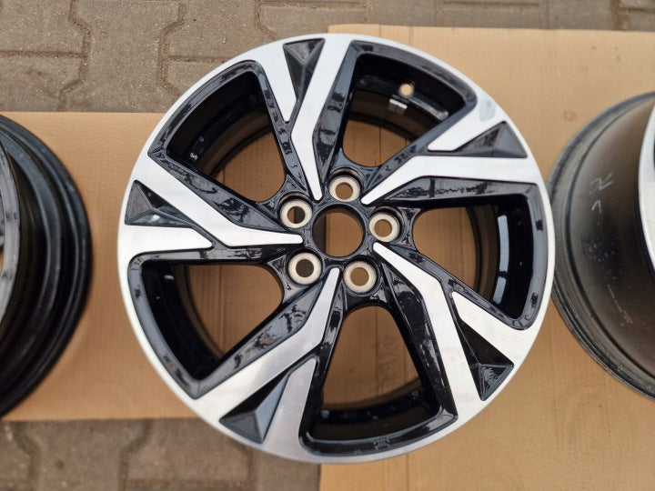 1x Alufelge 16 Zoll 6.0" 5x114.3 Glanz CMS1461-6 Toyota C-Hr Chr Rim Wheel FEL3326488512ek