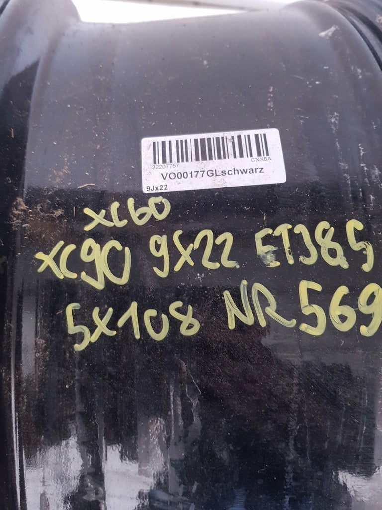 1x Alufelge 22 Zoll 9.0" 5x108 38 5ET 32207757 Mercedes-Benz Xc90 Xc60 Rim Wheel FEL4028657199au