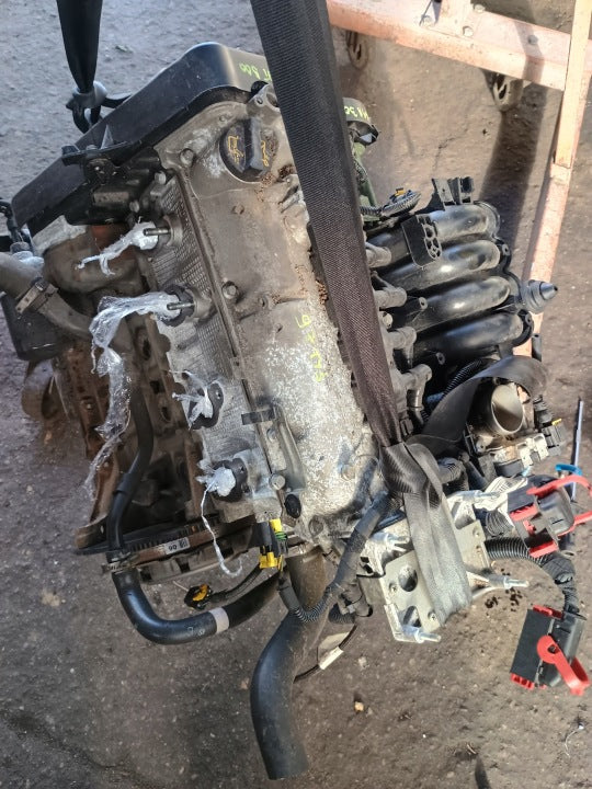 Motor Fiat Panda 169A3000 1.4 100PS 74kW 97TKm Benzin Engine Komplett MOT9411909920lo