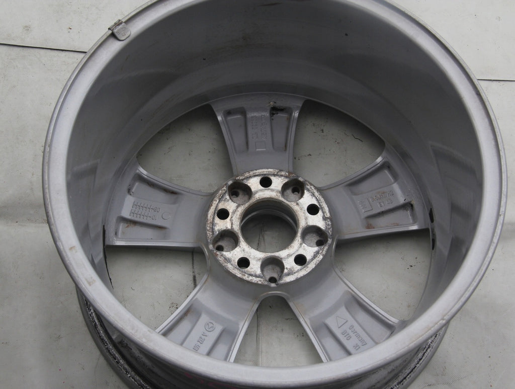 1x Alufelge 17 Zoll 8.5" 5x112 48ET Glanz Silber A2124011902 Mercedes-Benz W212