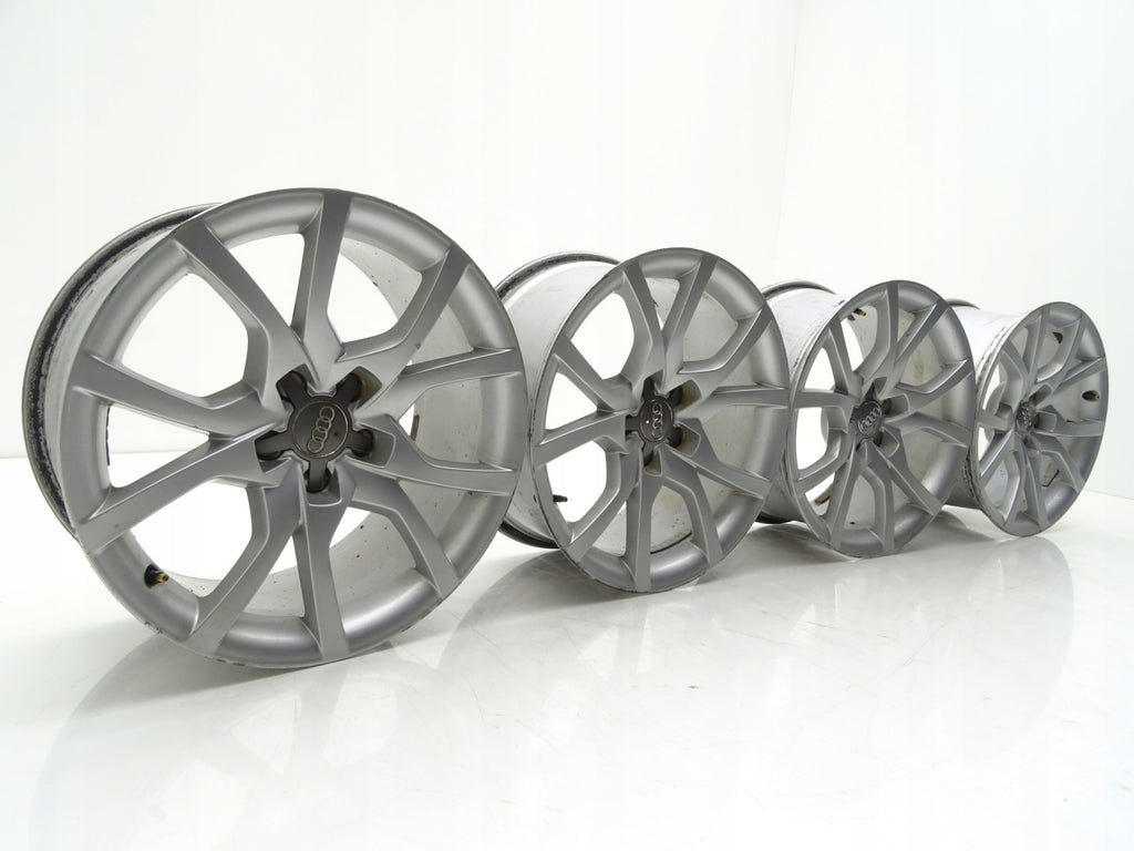 4x Alufelge 18 Zoll 8.5" 5x112 29ET Glanz Silber 8T0601025E Audi A4 B6 B7 FEL9995433135xf