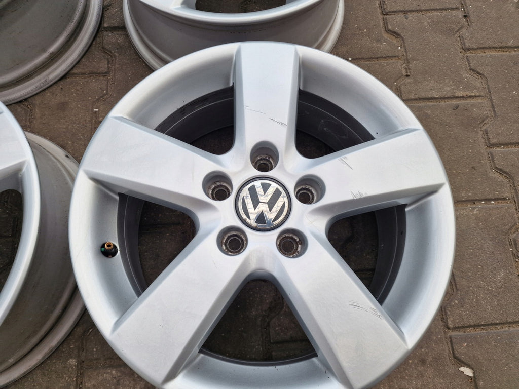4x Alufelge 16 Zoll 6.5" 5x112 50ET 1T0601025M VW Touran Golf I Rim Wheel FEL9350889808de