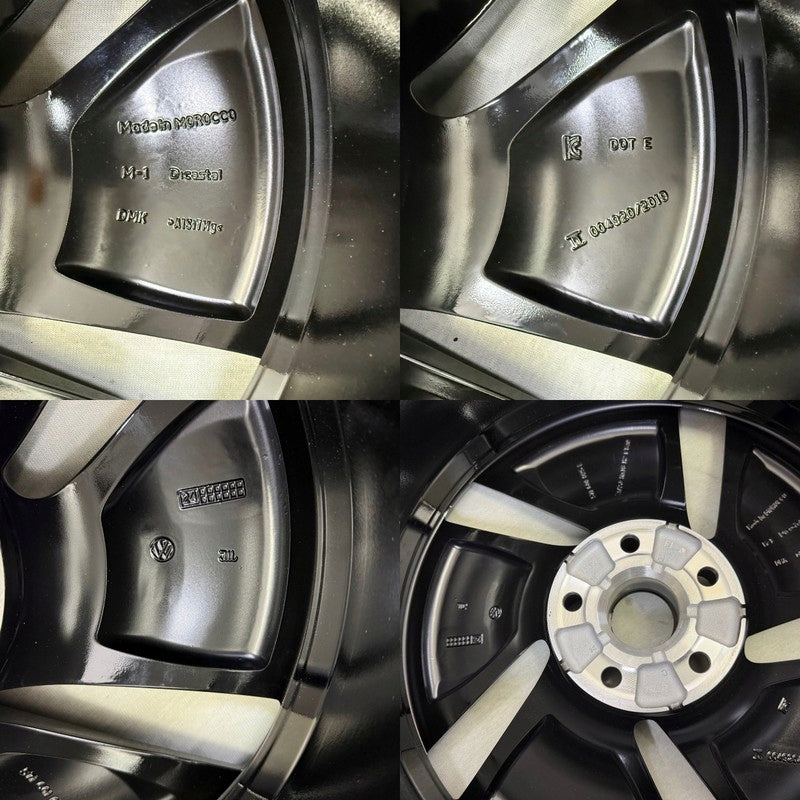 1x Alufelge 18 Zoll 7.5" 5x112 40ET Glanz Schwarz 571601025L VW Rim Wheel FEL7236655777nq