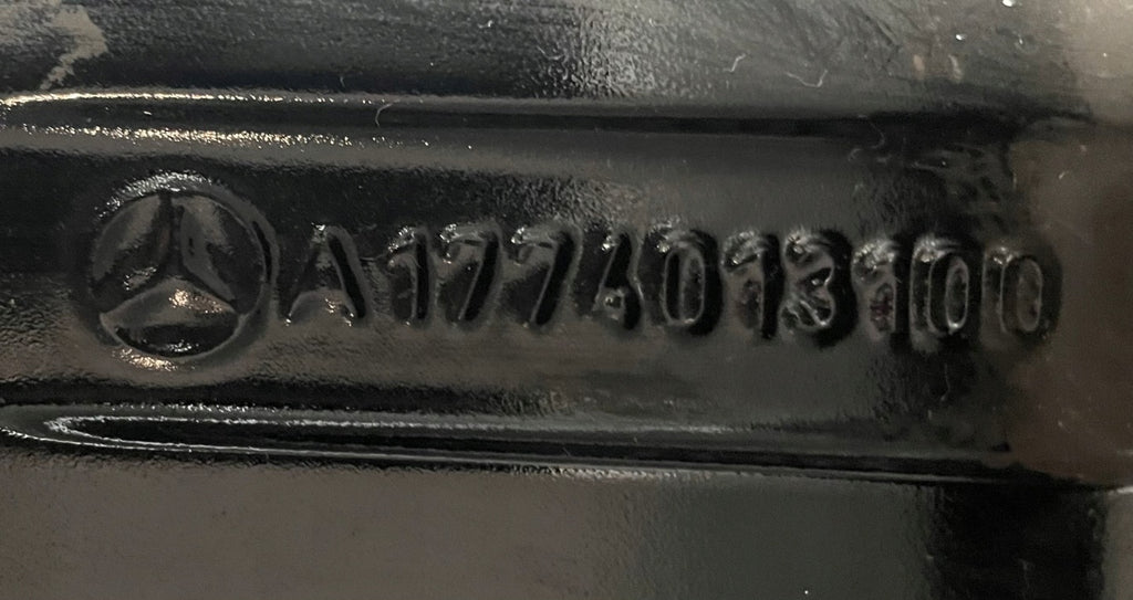 1x Alufelge 18 Zoll 7.5" 5x112 49ET Glanz Schwarz A1774013100 Mercedes-Benz W177 FEL9162624388jp