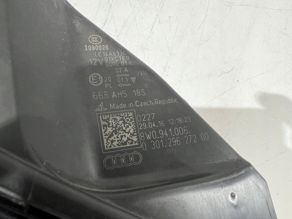 Frontscheinwerfer Audi A4 B9 8W0941006 Xenon Rechts Scheinwerfer Headlight
