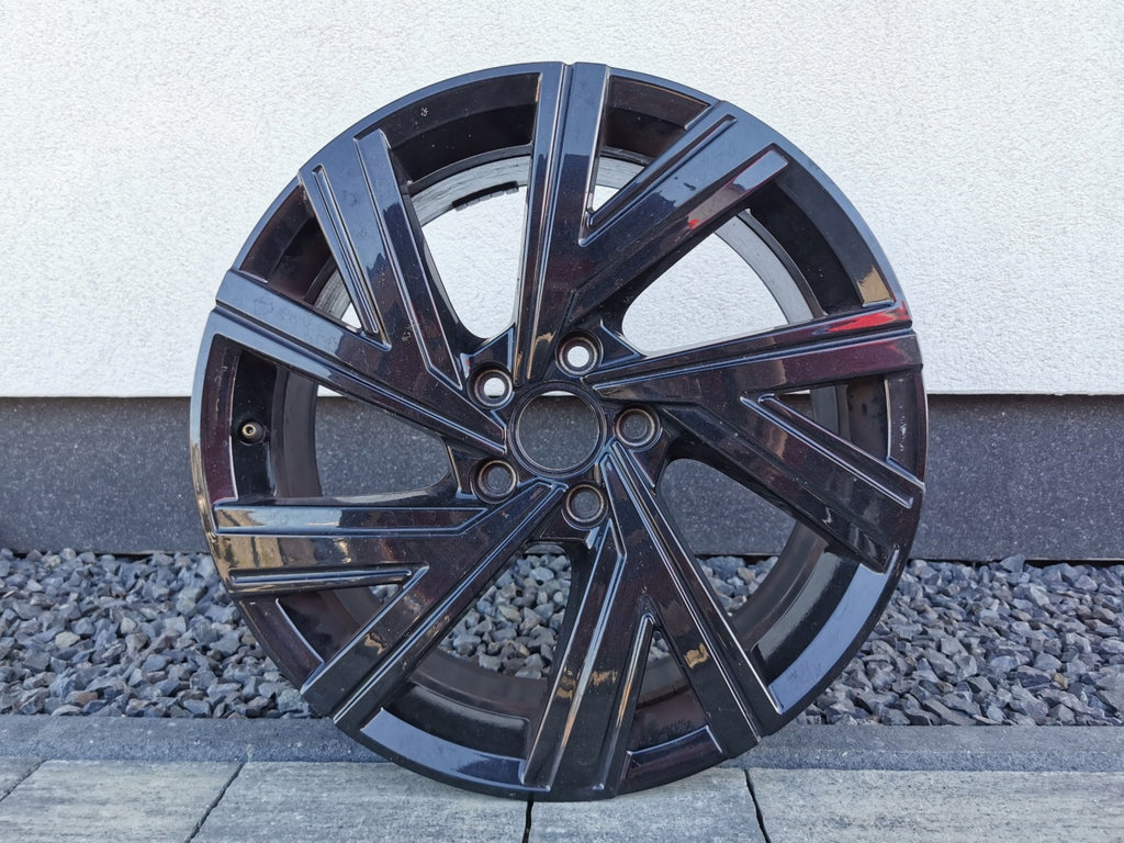 1x Alufelge 18 Zoll 7.5" 5x112 51ET Glanz Schwarz 5H0601025AE VW Golf I FEL3869575746ax