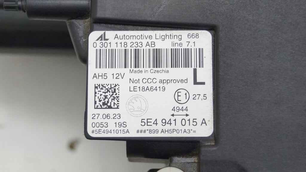 Frontscheinwerfer Skoda Octavia I 5E494101591 LED Links Scheinwerfer Headlight SCH7663108054ew
