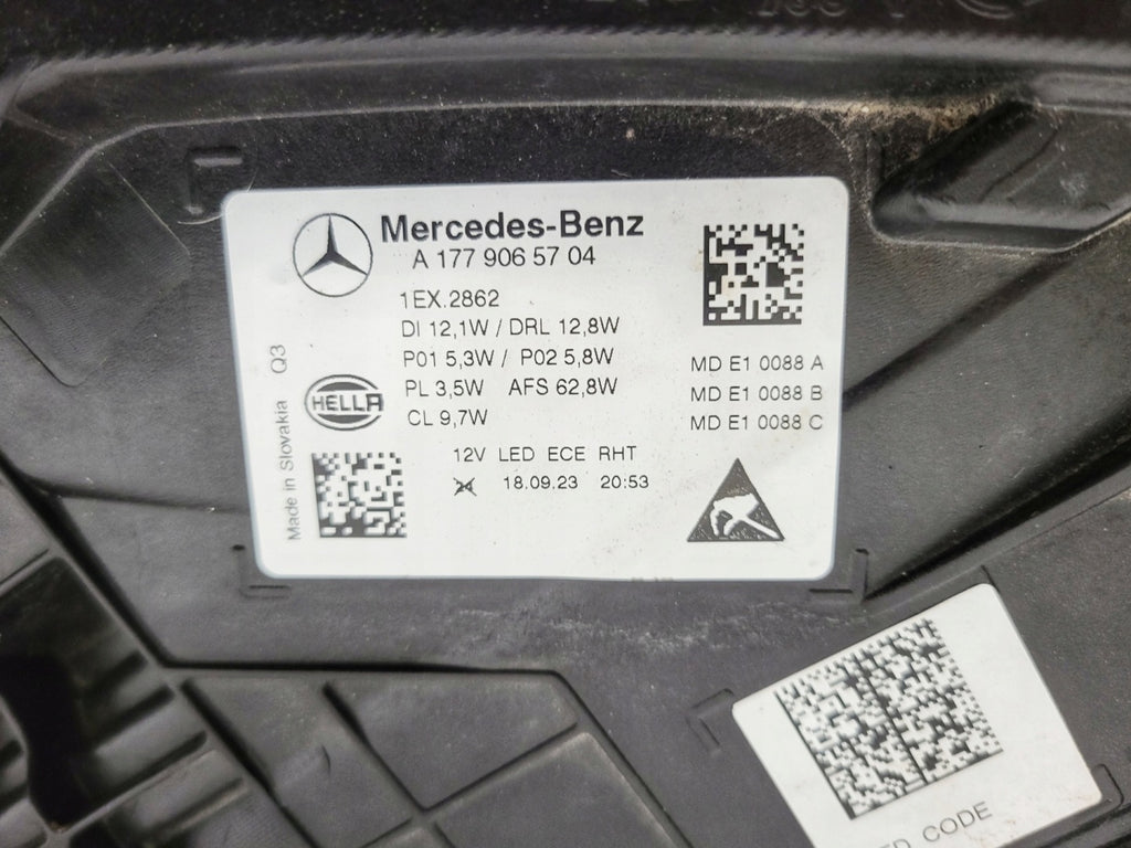 Frontscheinwerfer Mercedes-Benz W177 A1779065704 LED Links Headlight SCH2347065311bl