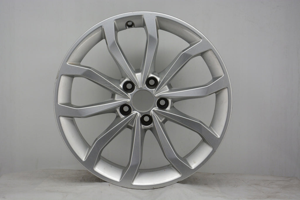 1x Alufelge 18 Zoll 7.5" 5x112 39ET Glanz Silber 8W0601025 Audi Rim Wheel