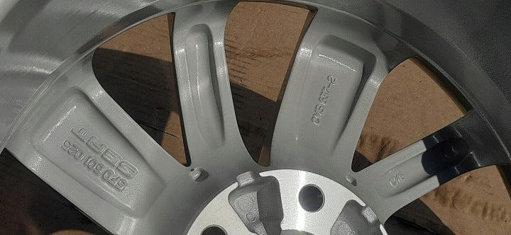 1x Alufelge 16 Zoll 6.5" 5x112 46ET Glanz Silber 5F0601025 Seat Leon Rim Wheel FEL7426054130fk