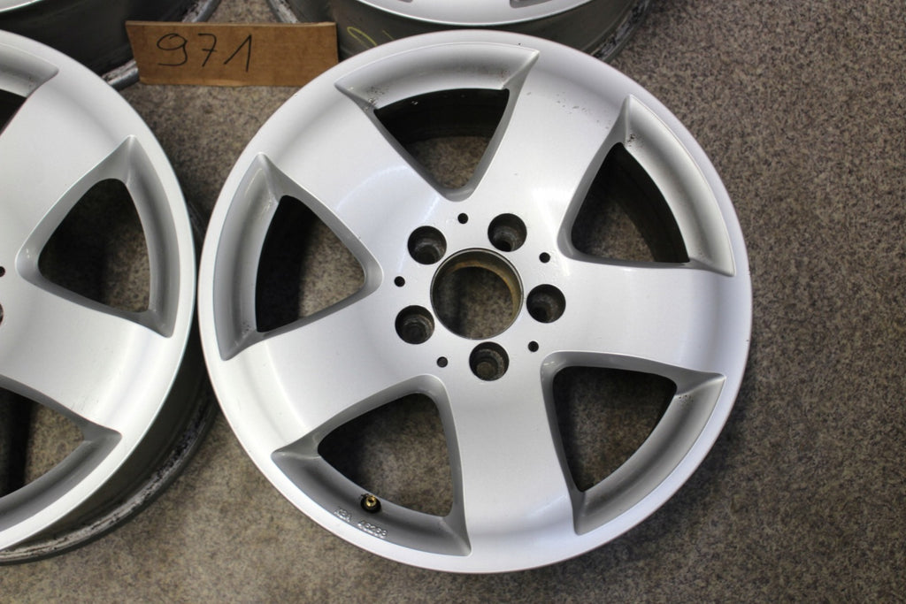 4x Alufelge 16 Zoll 7.5" 5x112 37ET Silber MAM2-7516 Audi I Rim Wheel FEL9294310067eo