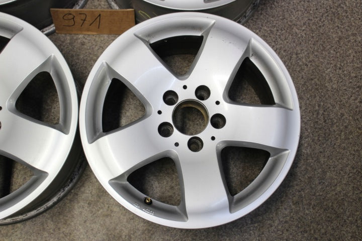 4x Alufelge 16 Zoll 7.5" 5x112 37ET Silber MAM2-7516 Audi I Rim Wheel FEL9294310067eo
