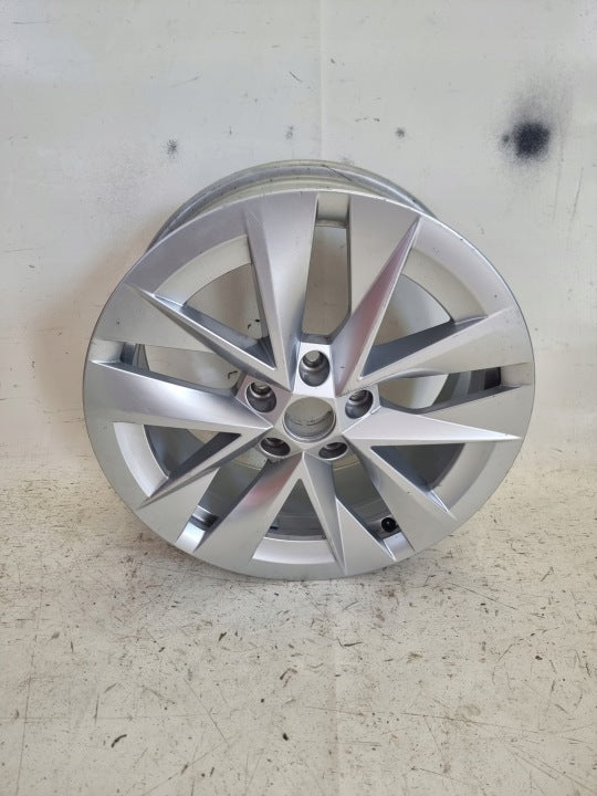 1x Alufelge 17 Zoll 7.0" 5x112 46ET Glanz Silber 5E3601025E Skoda Rim Wheel FEL9217784690ac