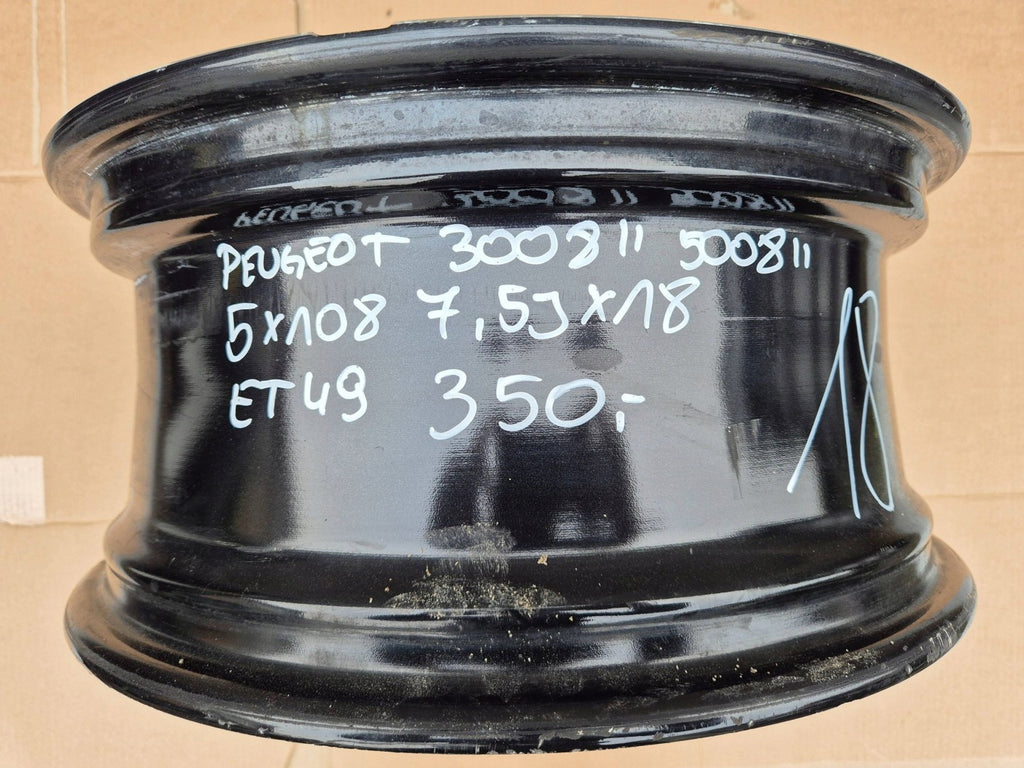 1x Alufelge 18 Zoll 7.5" 5x108 49ET 9809687377 Peugeot Ii Rim Wheel FEL1399558548hz