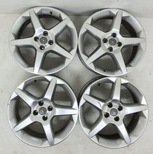 Laden Sie das Bild in den Galerie-Viewer, 4x Alufelge 17 Zoll 6.5" 4x100 41ET Glanz Silber 13189913 Opel Tigra Rim Wheel FEL9253973548eu