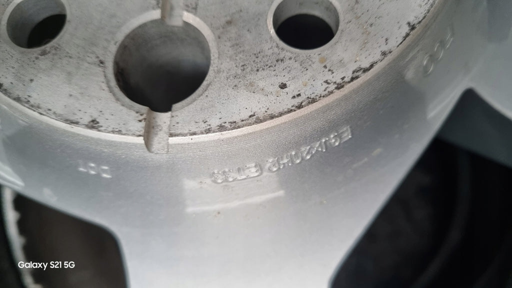 1x Alufelge 20 Zoll 9.0" 5x112 33ET Silber 4M0601025BJ Audi Rim Wheel FEL3690955754td