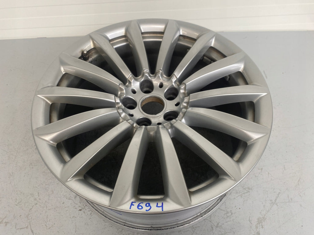 1x Alufelge 19 Zoll 8.5" 5x112 25ET Glanz Silber 6861225 BMW 1 Rim Wheel FEL3862437267ql