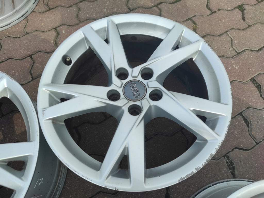 4x Alufelge 17 Zoll 7.5" 5x112 38ET Glanz Schwarz 8W0601025K Audi A4 Rim Wheel FEL9791118912jl