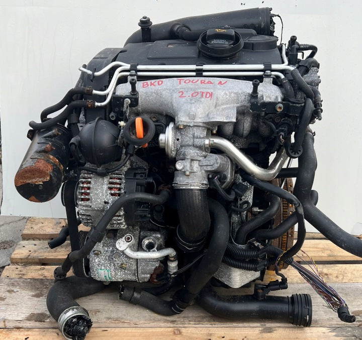 Motor VW Touran BKD 2.0 TDI 140PS 103kW 206TKm Diesel Engine Komplett MOT4196649157qr