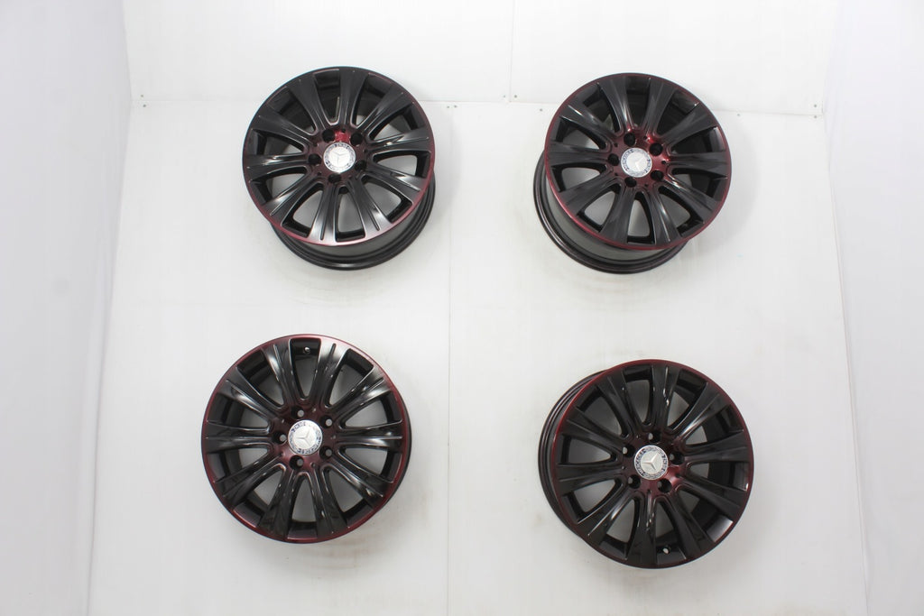 4x Alufelge 16 Zoll 8.0" 5x112 46ET Glanz Graphit A2124015802 Mercedes-Benz FEL2139799057ke