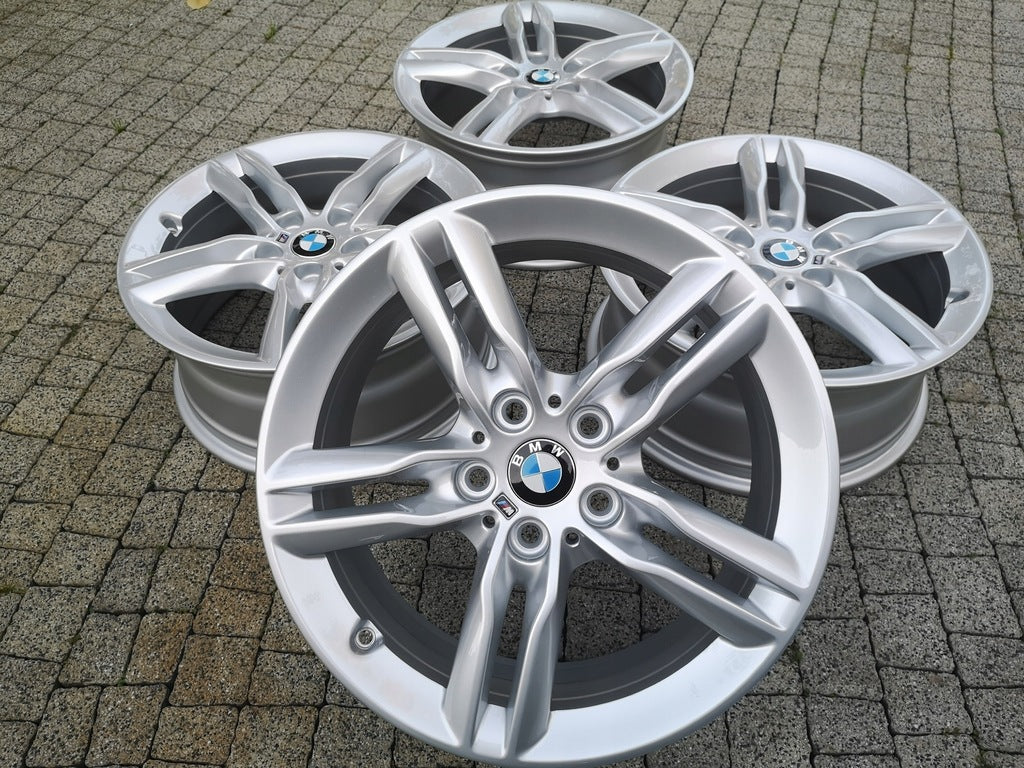 4x Alufelge 17 Zoll 7.5" 5x112 54ET Glanz Silber 7848601 BMW F45 X1 F48 FEL4954321686hq