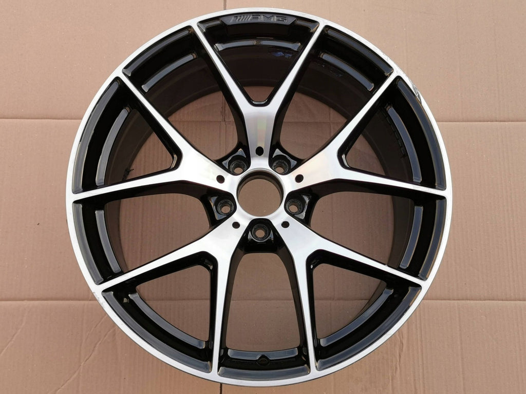 1x Alufelge 20 Zoll 9.5" 5x112 22ET Schwarz A2534015600 Mercedes-Benz Glc X253 FEL4032536430xx