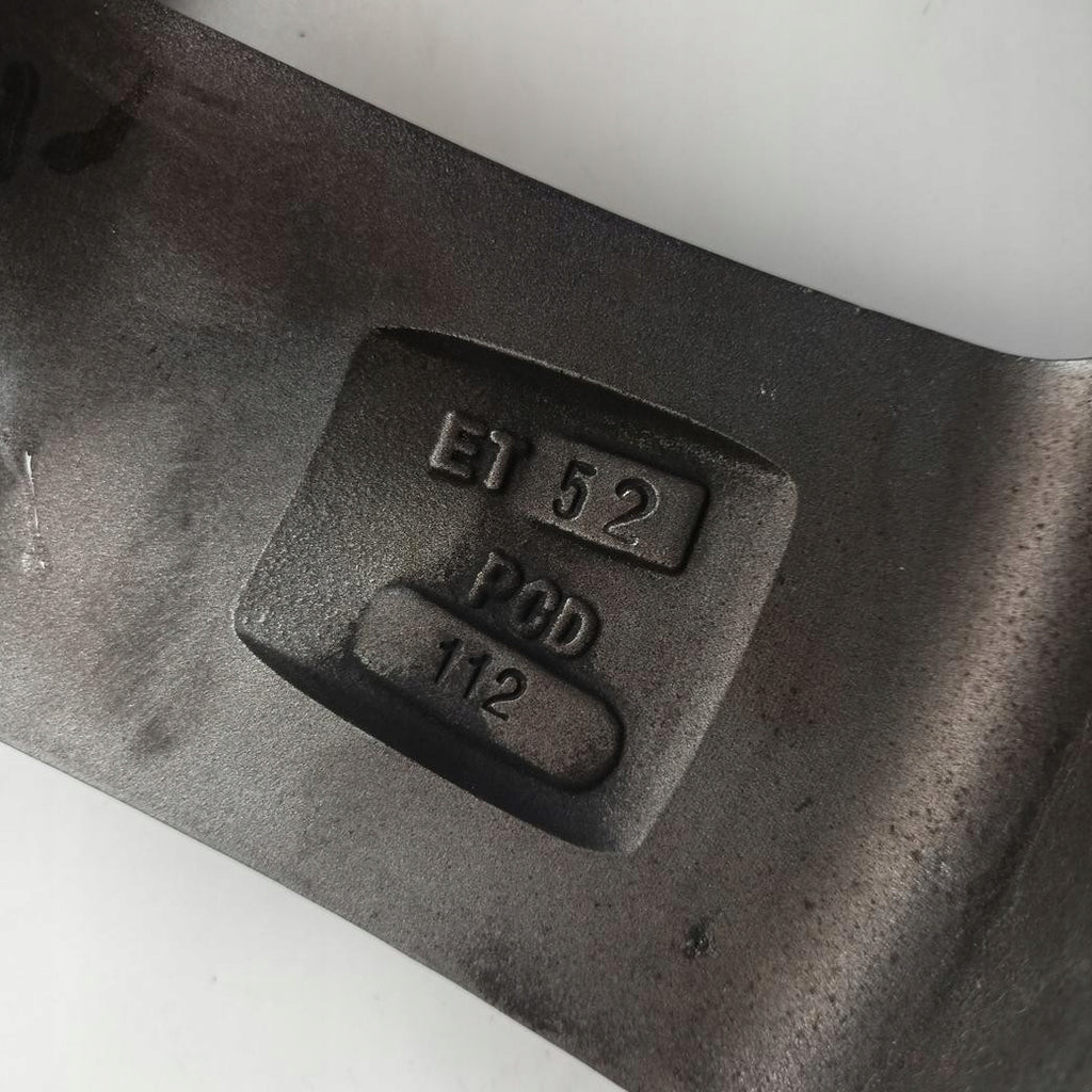 4x Alufelge 17 Zoll 7.5" 5x112 52ET Glanz Grau Audi I Rim Wheel FEL5103127943pt