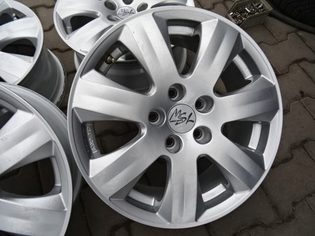 4x Alufelge 16 Zoll 7.0" 5x112 42ET Audi A4 A8 Passat Rim Wheel FEL1298953779ds