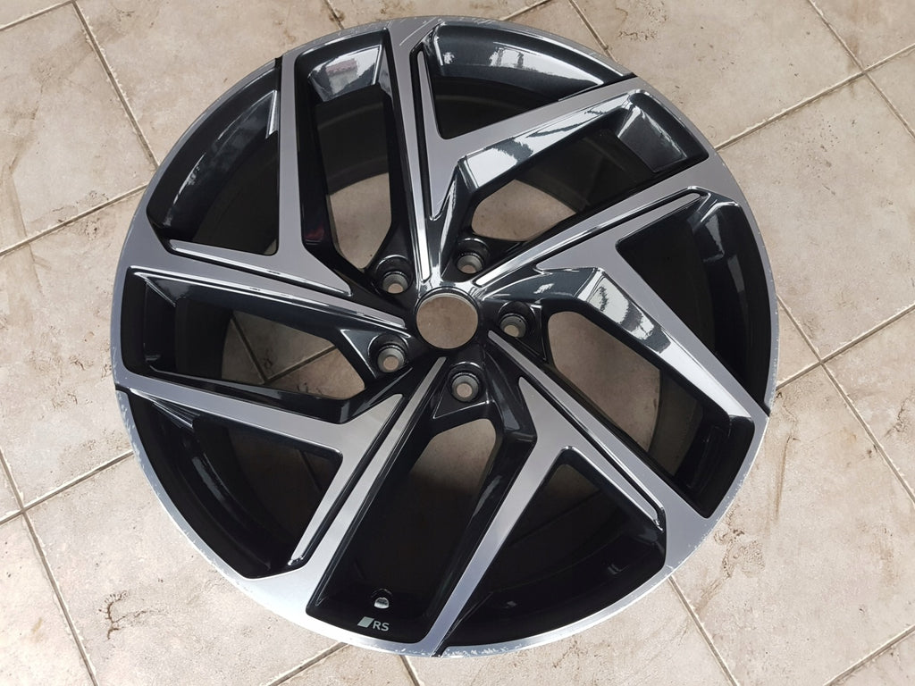 1x Alufelge 21 Zoll 9.0" 5x112 29ET Glanz 85H601025R Audi E-Tron Rim Wheel FEL7764654625ou