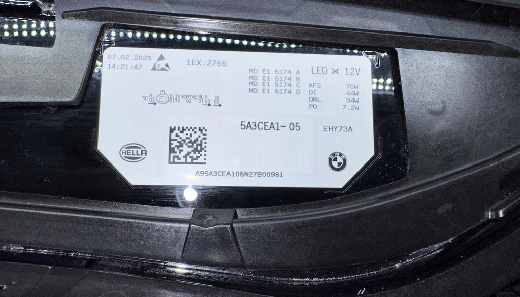 Frontscheinwerfer BMW IX I20 5A3CEA1-05 Laser Rechts Scheinwerfer Headlight SCH8578619056bt