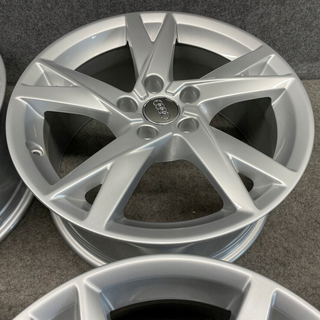 4x Alufelge 17 Zoll 7.5" 5x112 38ET Glanz Silber 8W0601025K Audi A4 Rim Wheel FEL1823041806tb
