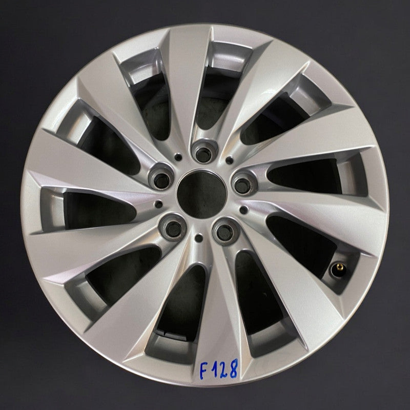 1x Alufelge 17 Zoll 7.5" 5x120 43ET Glanz Silber 6796206 BMW 1 F21 F20 Rim Wheel
