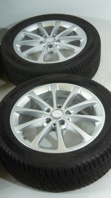 4x Alufelge 17 Zoll 6.5" 5x112 44ET Glanz Silber A1774010300 Mercedes-Benz FEL5880902394uc