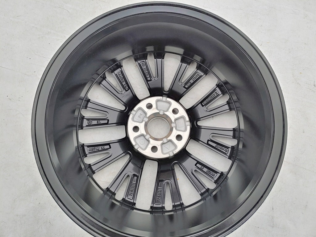 1x Alufelge 17 Zoll 6.5" 5x112 52ET Glanz Schwarz 5TA601025 VW Touran Rim Wheel FEL8923199241yw