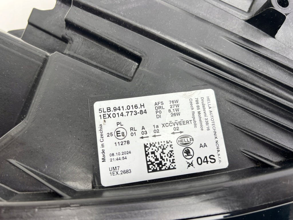 Frontscheinwerfer Skoda Enyaq 5LB941016H Full LED Rechts Scheinwerfer Headlight