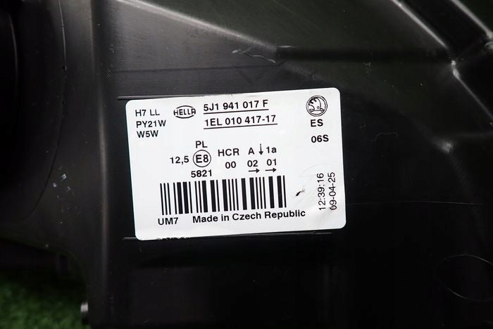 Frontscheinwerfer Skoda Fabia II 5J1941017F 85122000 Links Headlight SCH8783100065qi