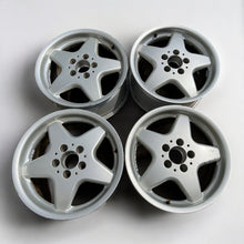 Laden Sie das Bild in den Galerie-Viewer, 4x Alufelge 16 Zoll 7.5&quot; 5x112 35ET Silber 44875 Mercedes-Benz W201 Rim Wheel