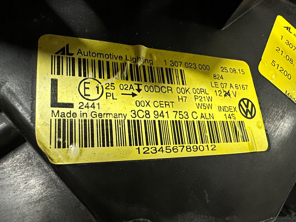 Frontscheinwerfer VW Passat Cc 3C89941753C Xenon Links Scheinwerfer Headlight SCH6507694263dp