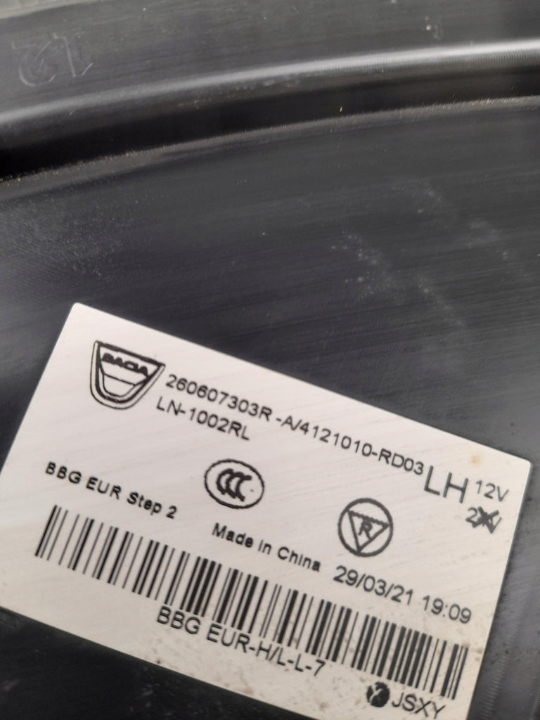 Frontscheinwerfer Dacia Spring 260607303R Laser Ein Stück (Rechts oder Links)
